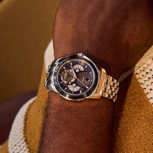 Load image into Gallery viewer, Calendrier Moonphase, Eco Drive Bracelet Watch - Product Code - BU0088-51H
