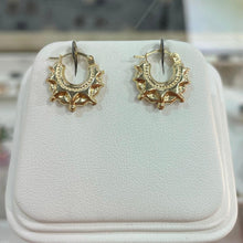 Load image into Gallery viewer, Yellow Gold Creoles - Product Code - VX100
