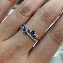 Load image into Gallery viewer, Bubble Ring Tanzanite &amp; Diamond - Product Code - A895
