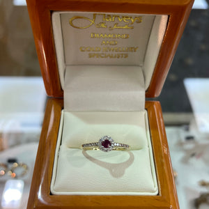 Ruby & Diamond Ring - Product Code - A328