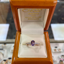 Load image into Gallery viewer, Amethyst &amp; Diamond Ring - Product Code - A892
