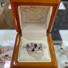 Load image into Gallery viewer, Ruby &amp; Diamond Ring - Product Code - A140
