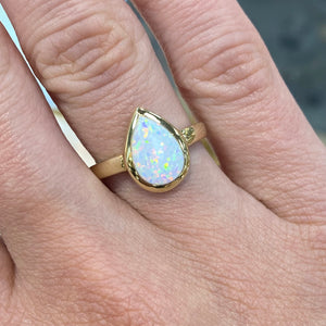 Opal Yellow Gold Ring - Product Code - C986