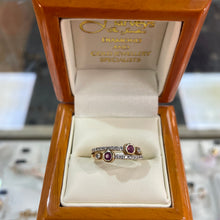 Load image into Gallery viewer, Bubble Design Ruby &amp; Diamond Ring - Product Code - A767
