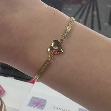 Load and play video in Gallery viewer, Nomination Gold Coloured Pull through Bracelet
