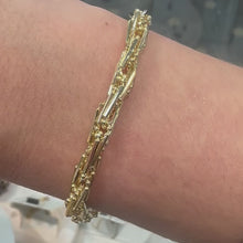 Load and play video in Gallery viewer, Yellow Gold Designer Bracelet - Product Code - VX438
