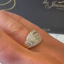 Load and play video in Gallery viewer, Diamond Designer Band Ring - Product Code - G864
