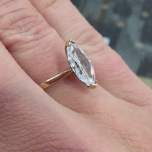 Load and play video in Gallery viewer, 9ct Yellow Gold Marquise Stone Set Ring - Product Code - H171
