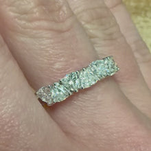 Load and play video in Gallery viewer, Trillion Cut Lab Diamond Band - Product Code - LB51

