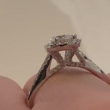 Load and play video in Gallery viewer, 18ct White Gold Pear Diamond Ring - Product Code - G923
