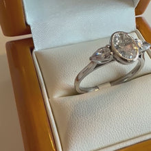 Load and play video in Gallery viewer, One Carat Oval &amp; Pear Lab Diamond Ring - Product Code - LB22
