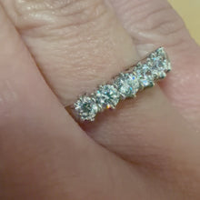 Load and play video in Gallery viewer, Stone Set Band Ring - Product Code - H249
