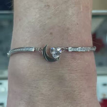 Load and play video in Gallery viewer, Nomination Moon &amp; Stone Set Bracelet
