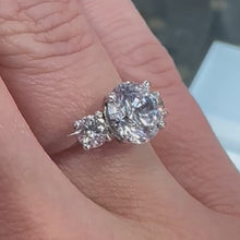 Load and play video in Gallery viewer, White Gold Stone Set Ring - Product Code - H245
