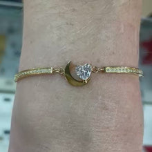 Load and play video in Gallery viewer, Nomination Moon &amp; Stone Set Bracelet
