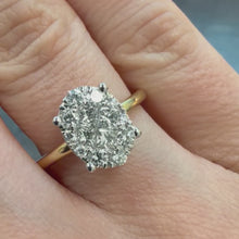 Load and play video in Gallery viewer, Designer Natural Diamond Ring - Product Code - C341
