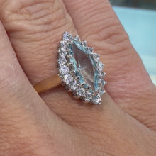 Load and play video in Gallery viewer, Blue Topaz Yellow Gold Ring - Product Code - H295
