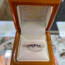 Load image into Gallery viewer, Ruby &amp; Diamond Band Ring - Product Code - A160
