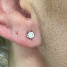 Load image into Gallery viewer, Silver Stone Set Earrings - Product Code - A581
