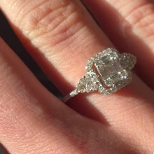 Load and play video in Gallery viewer, Baguette &amp; Round Diamond Designer Ring - B450
