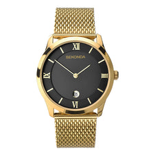 Load image into Gallery viewer, Sekonda Men’s Gold Plated Milanese Dress Watch - Product Code - 1064
