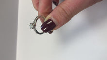 Load and play video in Gallery viewer, Diamond White Gold Solitaire Ring - Product Code - B427
