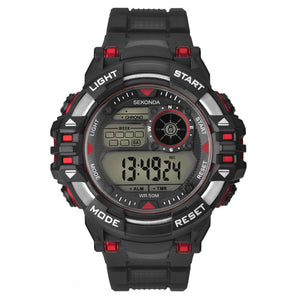 Sekonda Men’s Black Strap Digital Sports Watch - Product Code - 1523