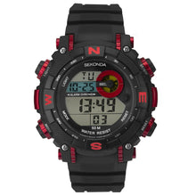 Load image into Gallery viewer, Sekonda Men’s Black Strap Digital Sports Watch - Product Code - 1525
