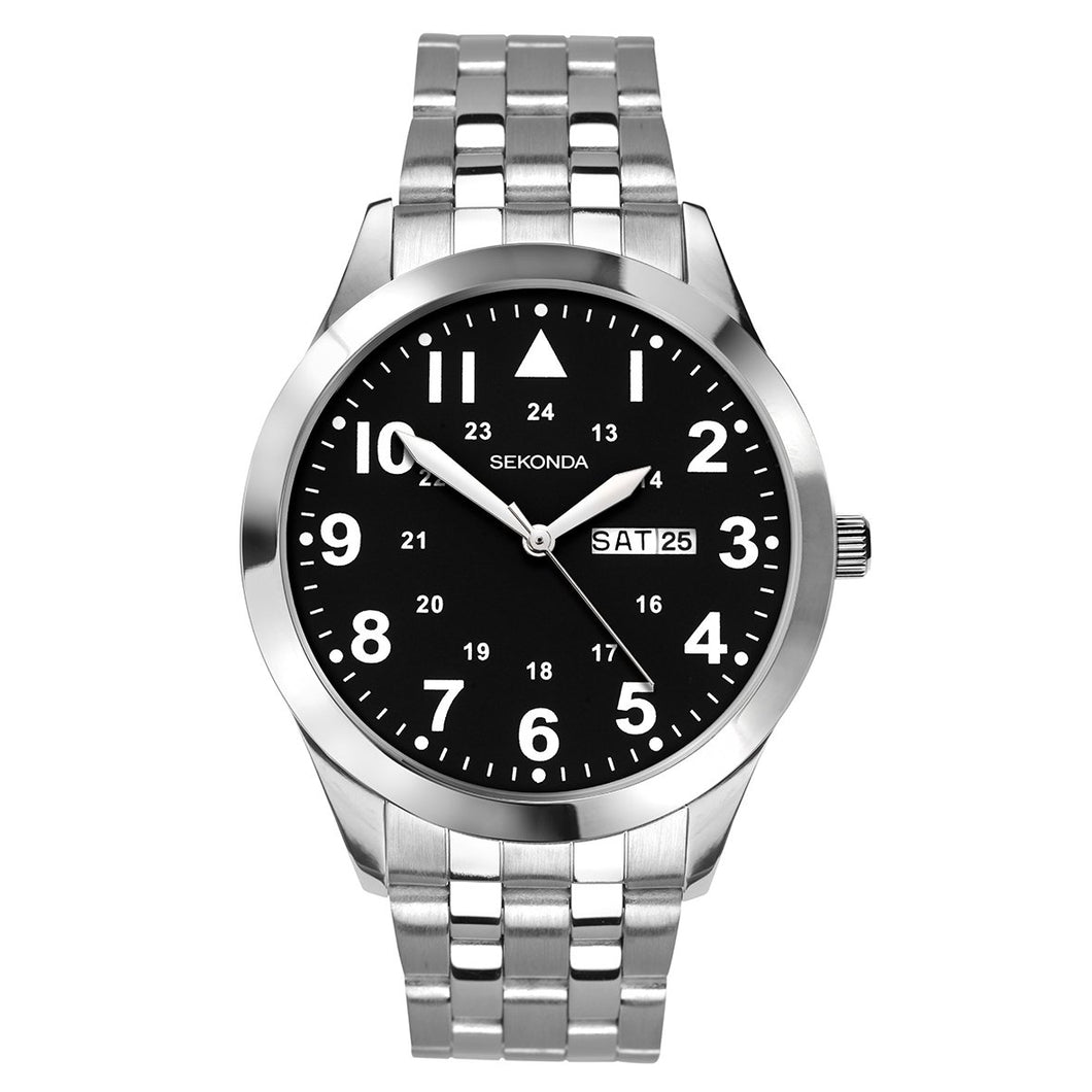 Sekonda Men’s Classic Stainless Steel Bracelet Watch - Product Code - 1663