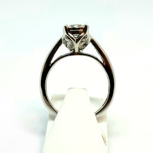 Load image into Gallery viewer, 18ct Hallmarked White Gold Solitaire Set With Four Diamonds Under Setting - Product Code - G612
