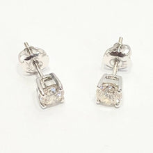 Load image into Gallery viewer, 18ct White Gold Diamond Studs - G739
