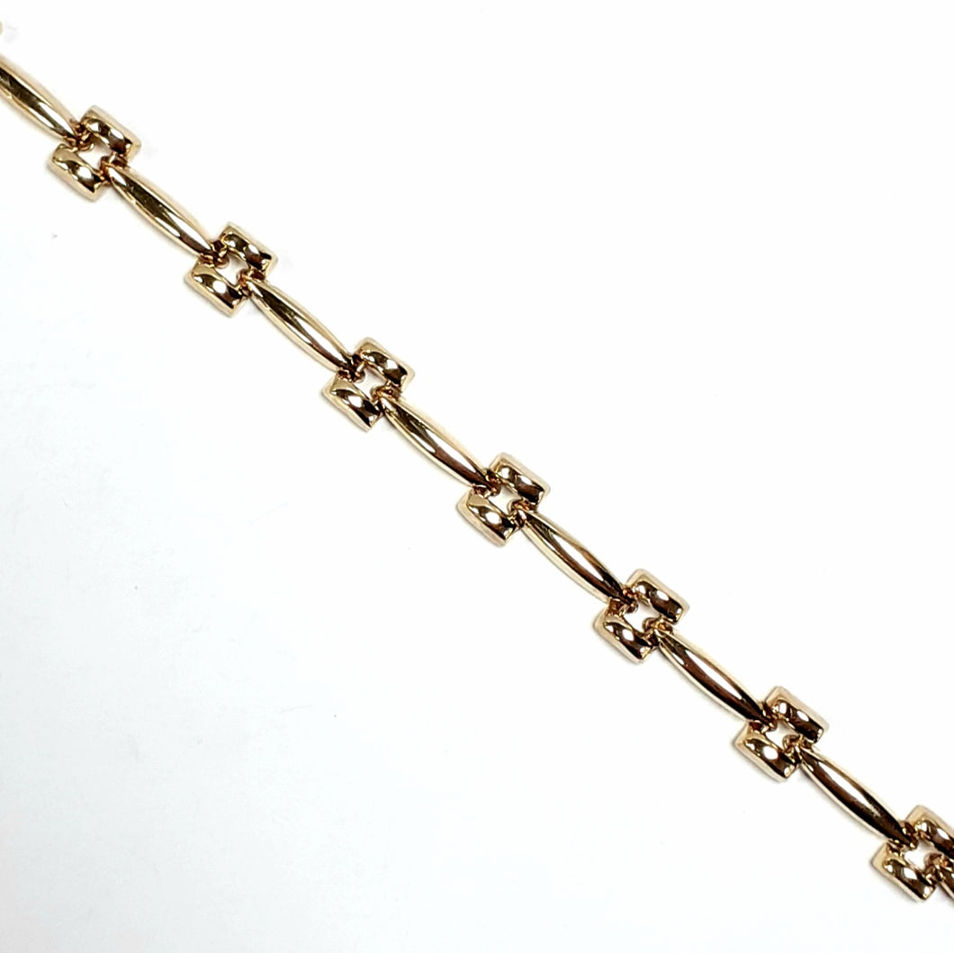 9ct Yellow Gold Hallmarked Ladies Bracelet - Product Code - VX2