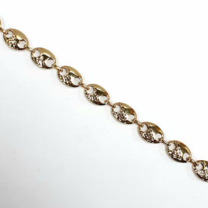 9ct Yellow Gold Hallmarked Ladies Bracelet - Product Code - VX691