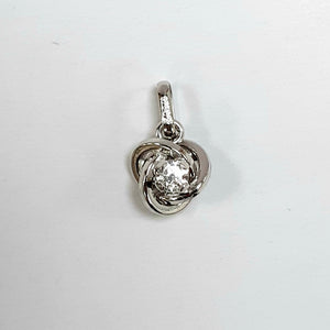 9ct White Gold Hallmarked Pendant - Product Code - VX107