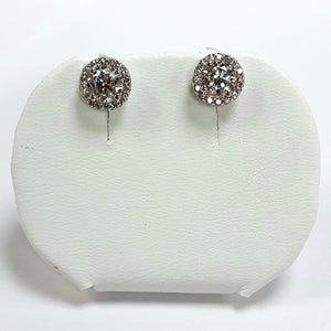 9ct White Gold Hallmarked Earrings - Product Code - VX99