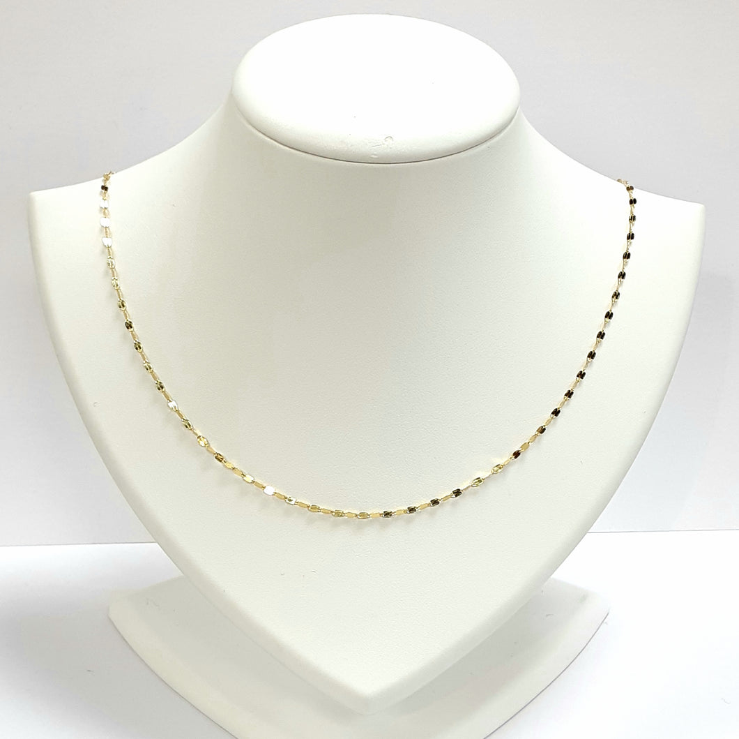 9ct Yellow Gold Hallmarked Chain - Product Code - VX980