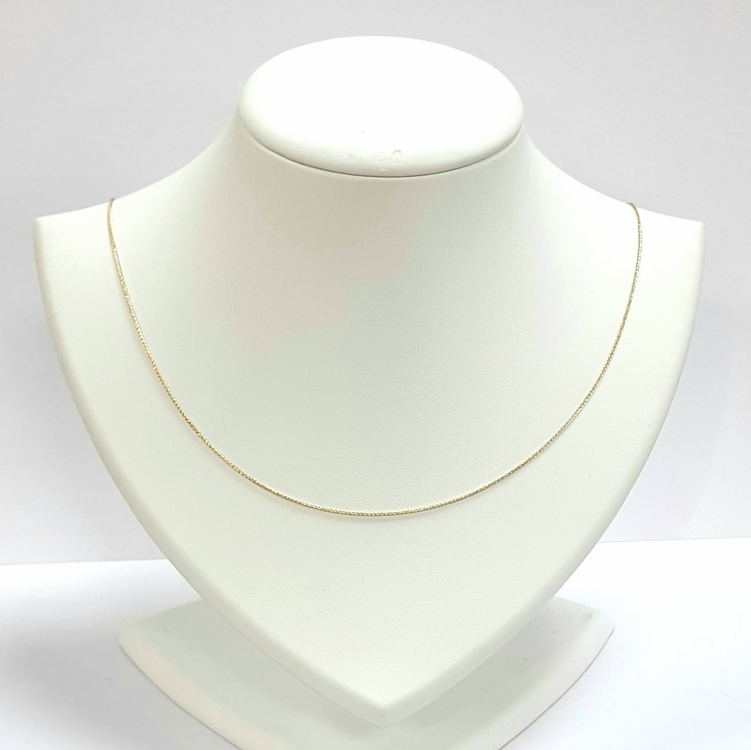 9ct Yellow Gold Hallmarked Chain - Product Code - VX681