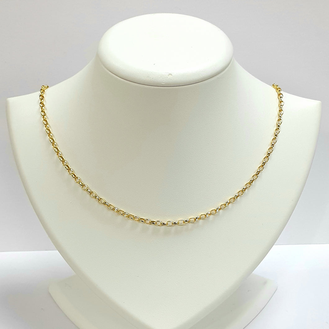9ct Yellow Gold Hallmarked Chain - Product Code - VX240
