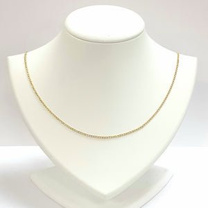 9ct Yellow Gold Hallmarked Chain - Product Code - VX220