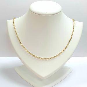 9ct Yellow Gold Hallmarked Chain - Product Code - VX952