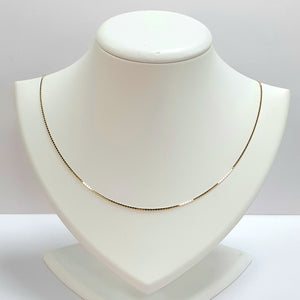 9ct Yellow Gold Hallmarked Chain - Product Code - U975