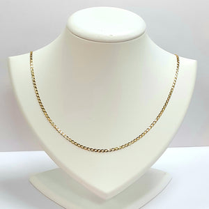 9ct Yellow Gold Hallmarked Chain - Product Code - VX949