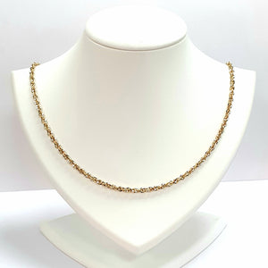 9ct Yellow Gold Hallmarked Chain - Product Code - VX349