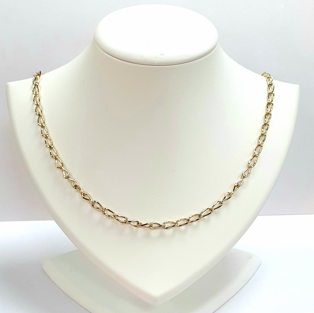 9ct Yellow Gold Hallmarked Chain - Product Code - U661