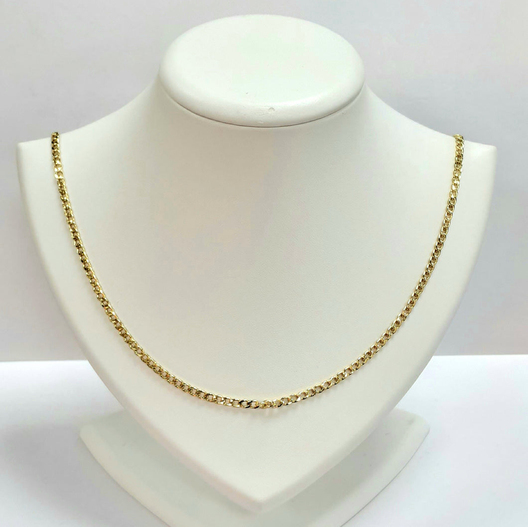 9ct Yellow Gold Hallmarked Chain - Product Code - VX932