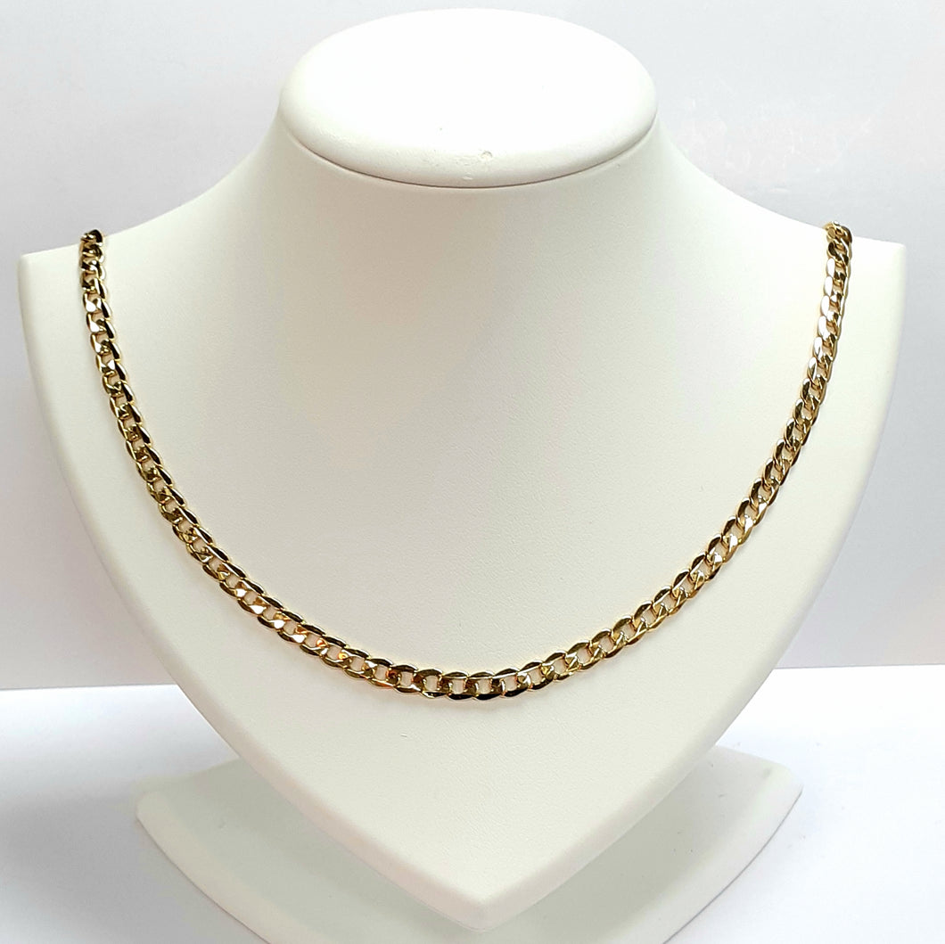 9ct Yellow Gold Hallmarked Chain - Product Code - VX948
