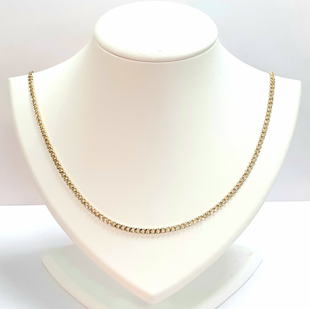 9ct Yellow Gold Hallmarked Chain - Product Code - VX933
