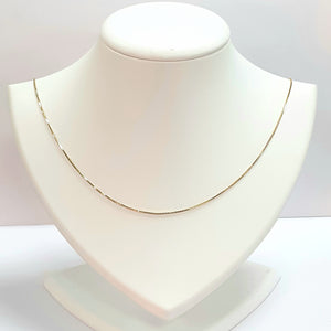 9ct Yellow Gold Hallmarked Chain - Product Code - VX961