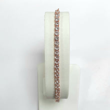 Load image into Gallery viewer, Rose Gold On Silver Hallmarked Bracelet - Product Code - F162

