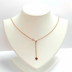 Rose Gold On Silver Hallmarked Pendant - Product Code - VX150 & I558
